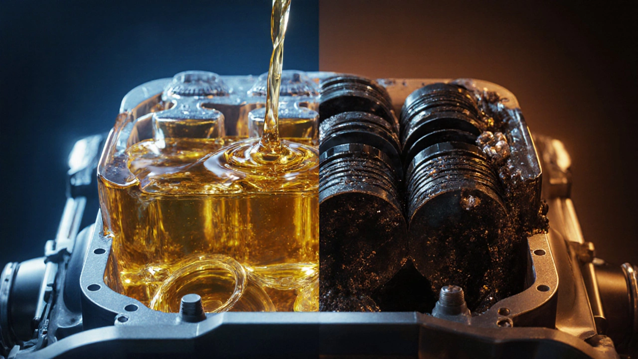 Движение двигателя на старом масле: что происходит и как избежать проблем