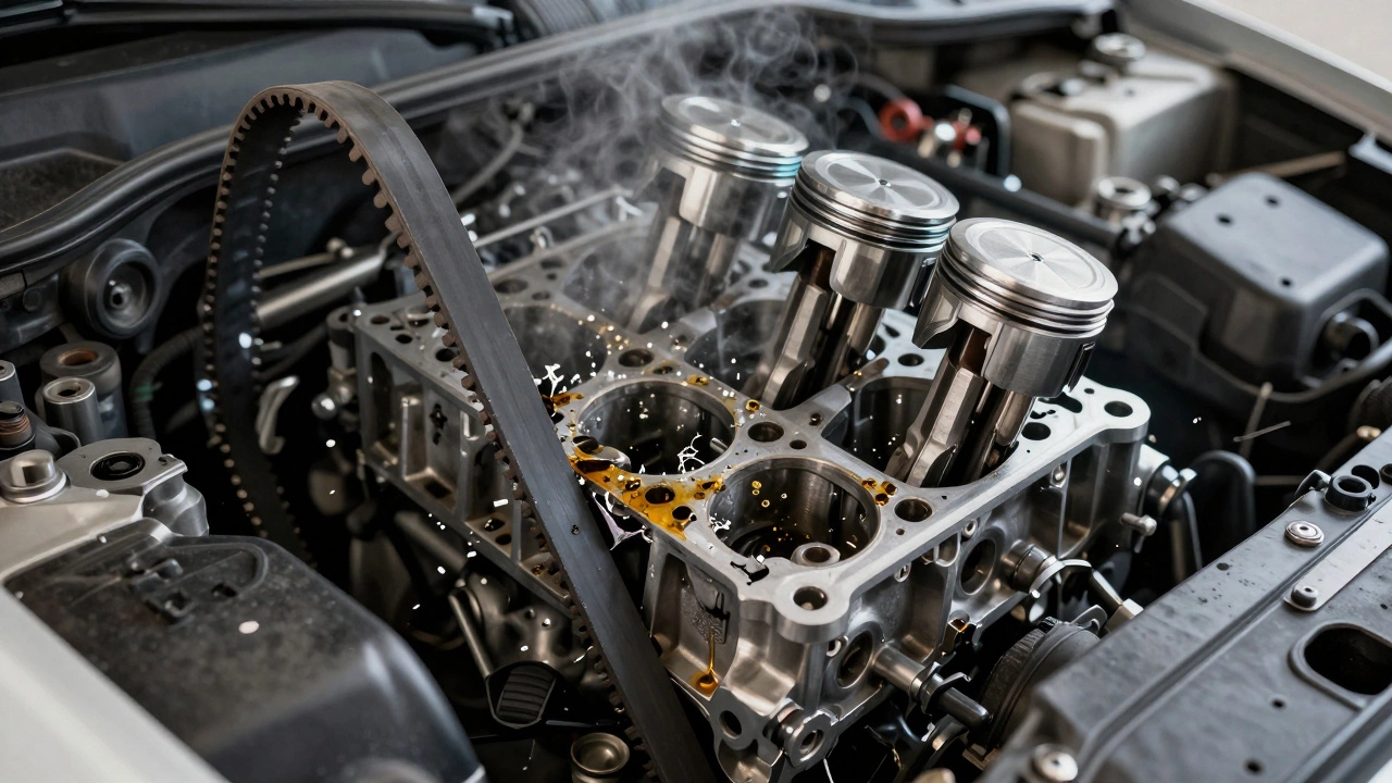 Что происходит с двигателем при обрыве ремня ГРМ: последствия и как их избежать