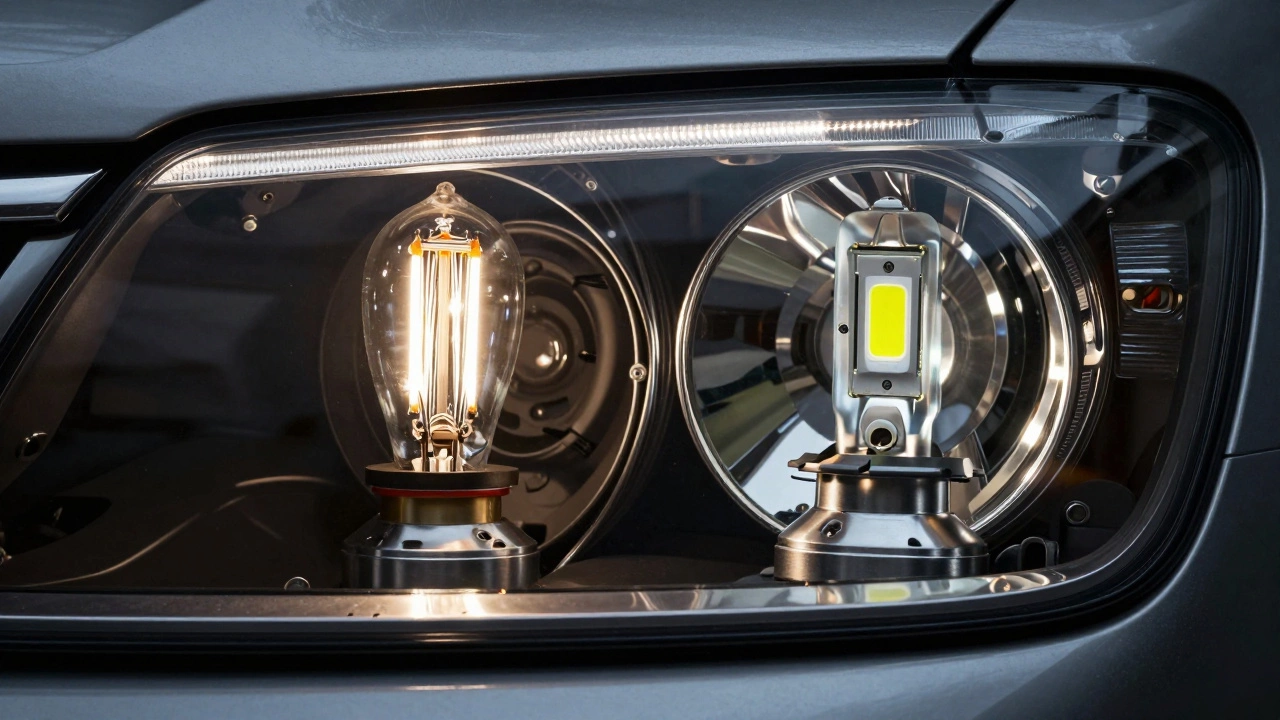 Можно ли ставить LED лампы на ближний свет: закон, свет и риски